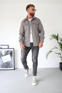 MetroShirt | Men's Jacket with Buttoned Front & Chest Pockets | Versatile Layering for Casual Comfort 4