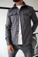 MetroShirt | Men's Jacket with Buttoned Front & Chest Pockets | Versatile Layering for Casual Comfort 6