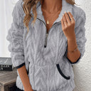 Mia | Cozy Fleece Zipper Sweater 4