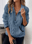 Mia | Cozy Fleece Zipper Sweater 8