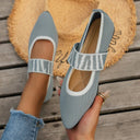 Mia | Stylish Comfortable Knit Flats 6