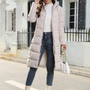 Samantha | Stylish Longline Winter Puffer Coat for Women 0
