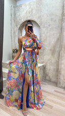 Chic One-Shoulder Evening Dress