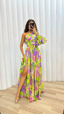 Chic One-Shoulder Evening Dress