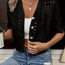 Hollow Knit Cardigan