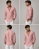 Men's Long Sleeve Stripe Shirt