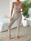 Emma | Soft Ribbed 3-Piece Lounge Set 7