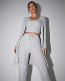 Soft Ribbed 3-Piece Lounge Set