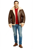 Luxe Shearling | Women's Aviator Jacket with Adjustable Fit & RAF Collar | Stylish Outerwear for Ultimate Comfort 1