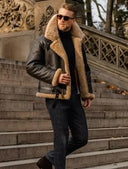 Luxe Shearling | Women's Aviator Jacket with Adjustable Fit & RAF Collar | Stylish Outerwear for Ultimate Comfort 2