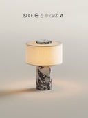 Mason | Elegant Portable Marble and Metal Lamp 7