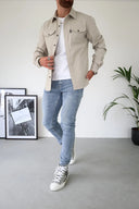MetroShirt | Men's Jacket with Buttoned Front & Chest Pockets | Versatile Layering for Casual Comfort 2