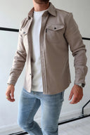 MetroShirt | Men's Jacket with Buttoned Front & Chest Pockets | Versatile Layering for Casual Comfort 3