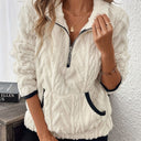 Mia | Cozy Fleece Zipper Sweater 1