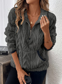 Mia | Cozy Fleece Zipper Sweater 11