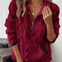 Mia | Cozy Fleece Zipper Sweater 7