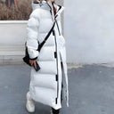 Mia | Cozy Long Black Puffer Jacket for Women 0