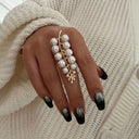 Mia | Elegant Faux Pearl Statement Ring 1
