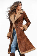 Mia | Elegant Long Vintage Coat 0