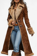 Mia | Elegant Long Vintage Coat 1