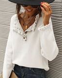 Mia | Elegant Soft-Touch Ruffle Knit Sweater 2