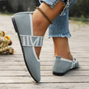 Mia | Stylish Comfortable Knit Flats 7