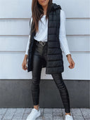 Sophie | Cozy Long Black Vest for Women 0