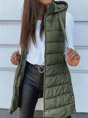 Sophie | Cozy Long Black Vest for Women 1