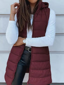 Sophie | Cozy Long Black Vest for Women 3