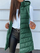 Sophie | Cozy Long Black Vest for Women 5