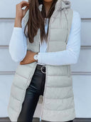 Sophie | Cozy Long Black Vest for Women 7